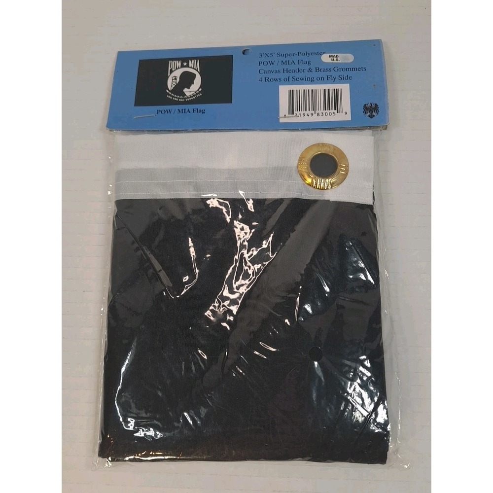 POW MIA POW☆MIA You Are Not Forgotten Flag 3x5 Super Polyester Canvas & Grommets